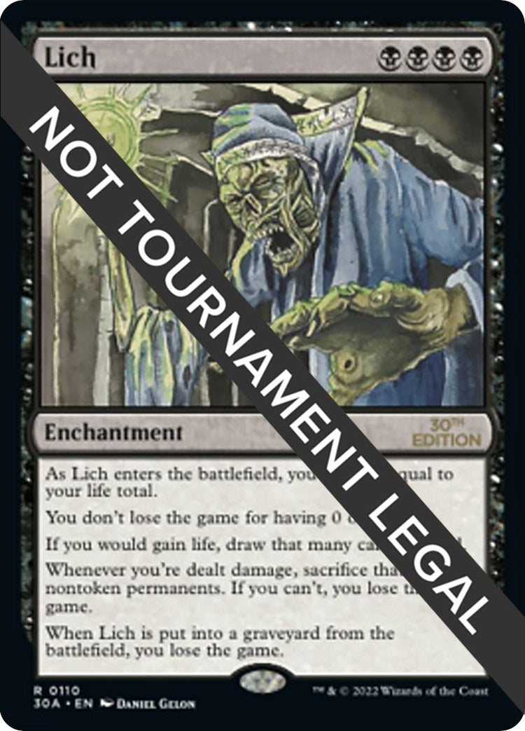 Image for Lich (110) [30th Anniversary Edition] - Magic: The Gathering