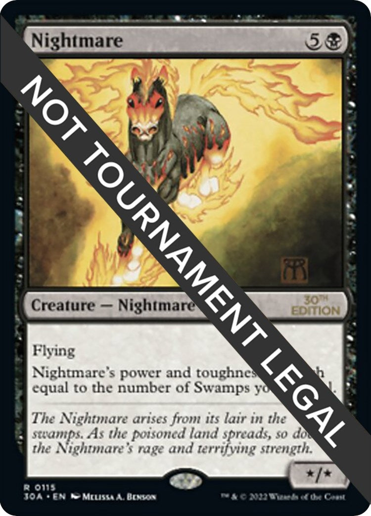 Image for Nightmare (115) [30th Anniversary Edition] - Magic: The Gathering