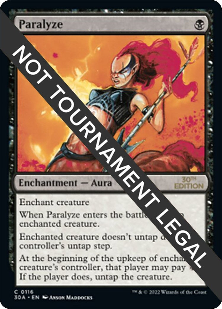 Image for Paralyze (116) [30th Anniversary Edition] - Magic: The Gathering