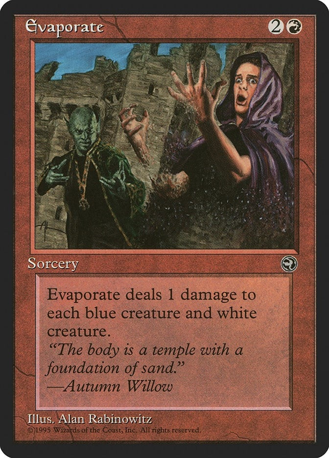 Image for Evaporate [Homelands] - Magic: The Gathering