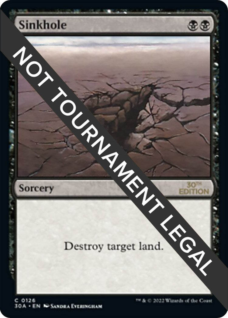 Image for Sinkhole (126) [30th Anniversary Edition] - Magic: The Gathering