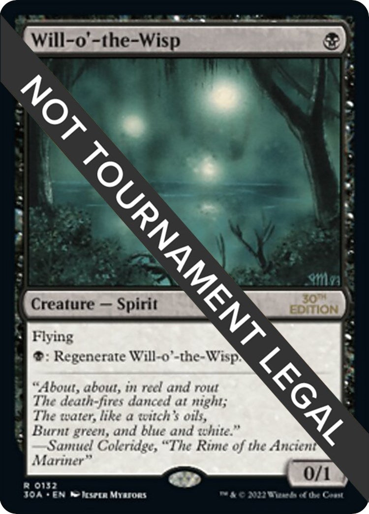 Image for Will-o'-the-Wisp (132) [30th Anniversary Edition] - Magic: The Gathering