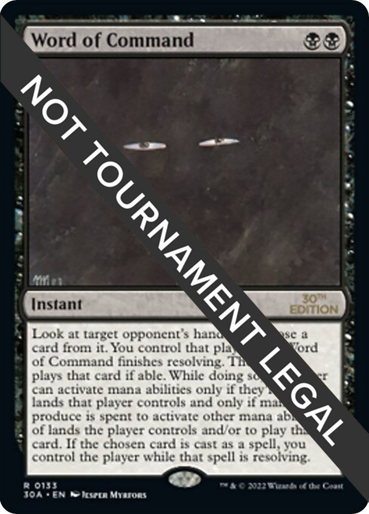 Image for Word of Command (133) [30th Anniversary Edition] - Magic: The Gathering