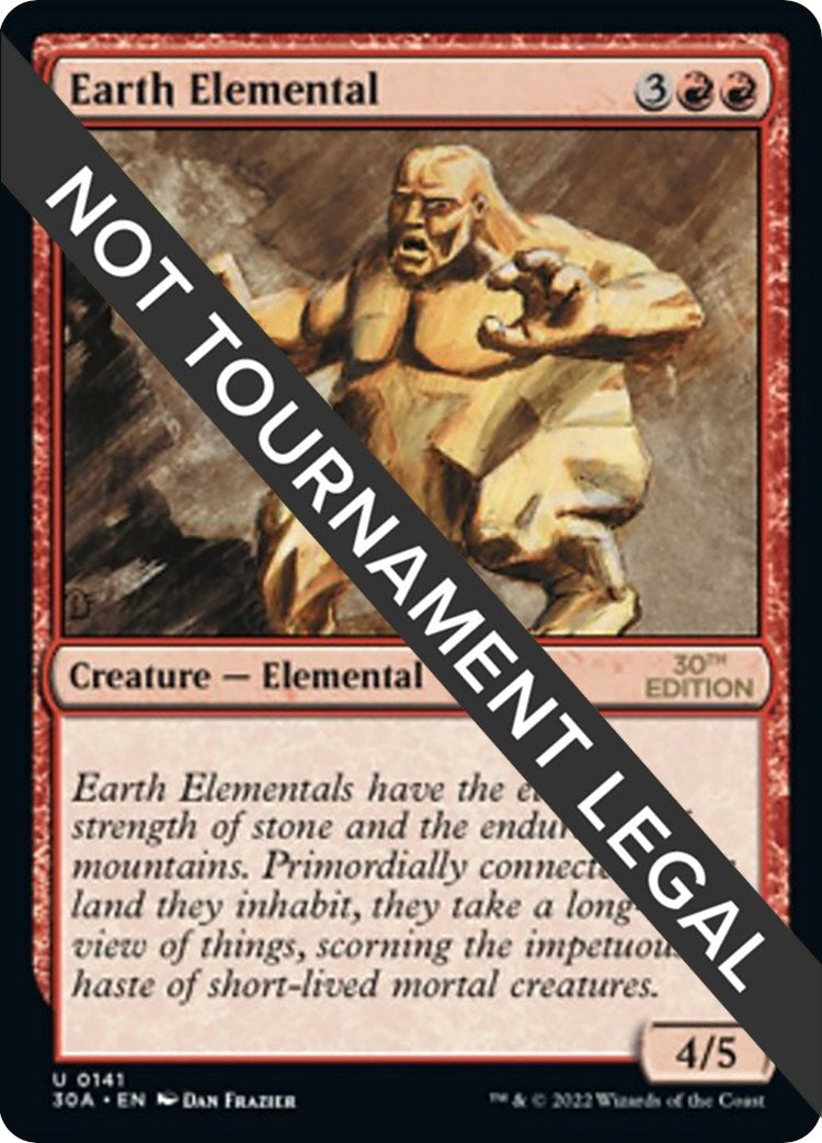 Image for Earth Elemental (141) [30th Anniversary Edition] - Magic: The Gathering