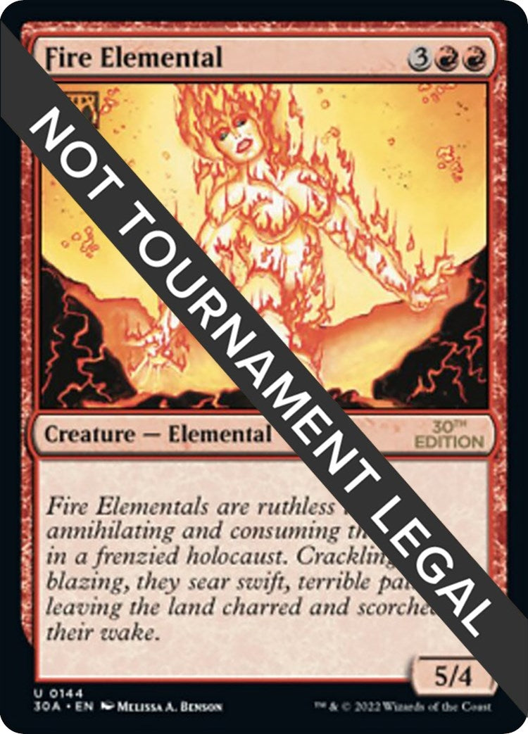 Image for Fire Elemental (144) [30th Anniversary Edition] - Magic: The Gathering