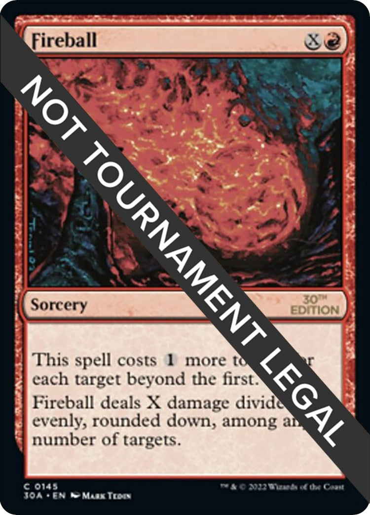 Image for Fireball (145) [30th Anniversary Edition] - Magic: The Gathering