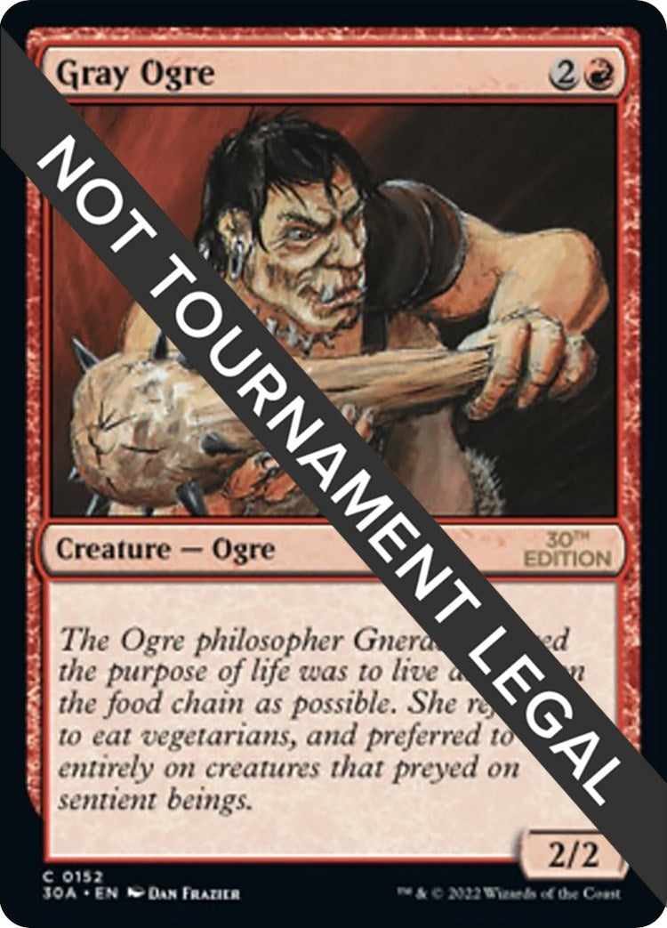 Image for Gray Ogre (152) [30th Anniversary Edition] - Magic: The Gathering
