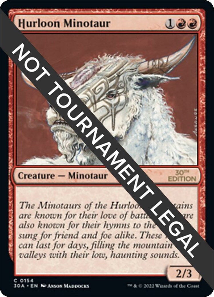 Image for Hurloon Minotaur (154) [30th Anniversary Edition] - Magic: The Gathering