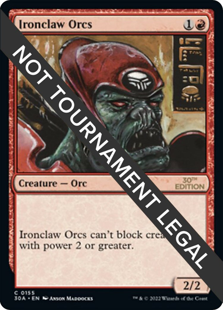 Image for Ironclaw Orcs (155) [30th Anniversary Edition] - Magic: The Gathering