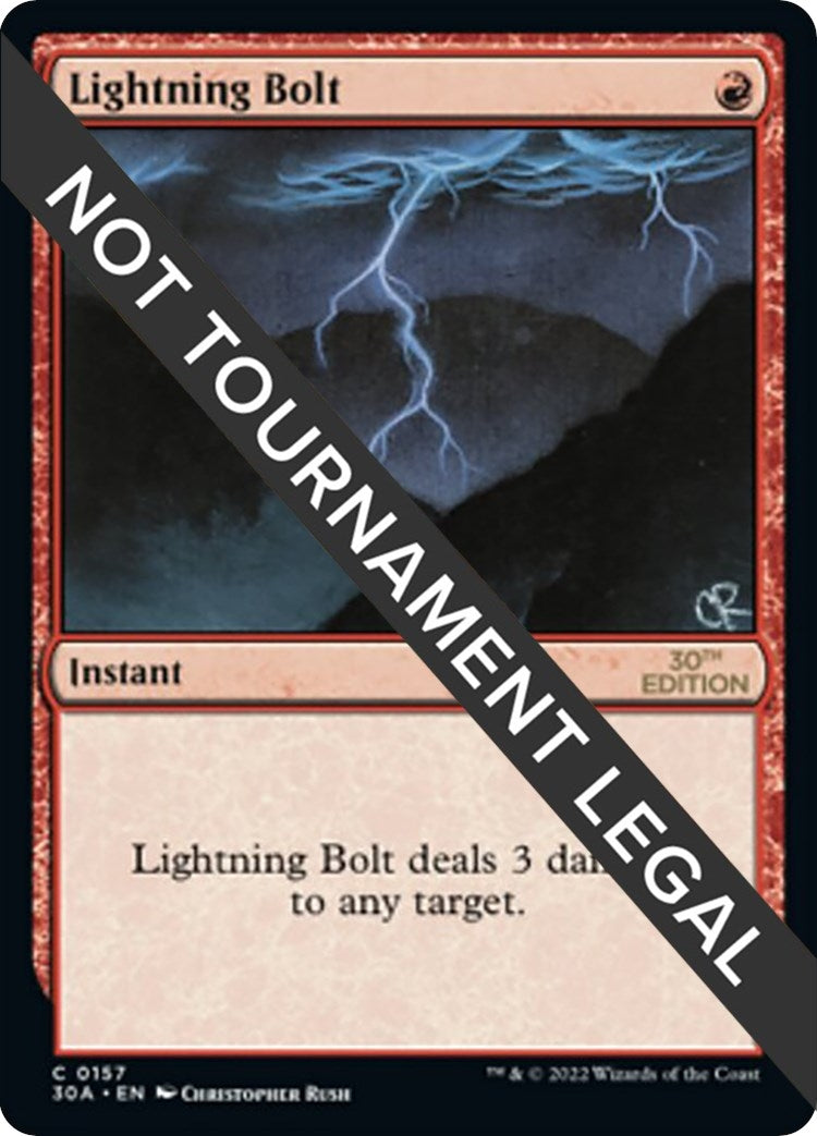 Image for Lightning Bolt (157) [30th Anniversary Edition] - Magic: The Gathering