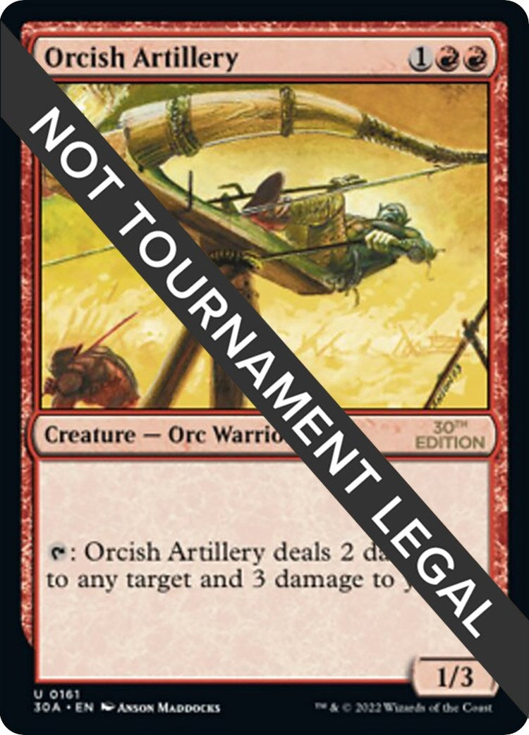 Image for Orcish Artillery (161) [30th Anniversary Edition] - Magic: The Gathering