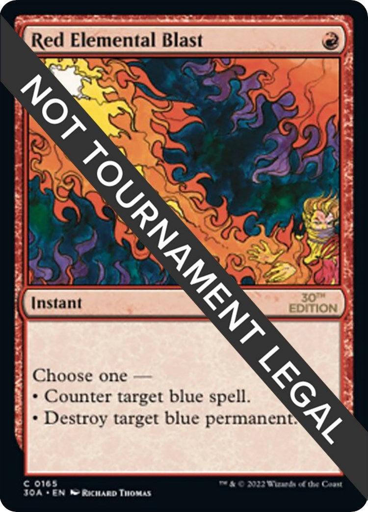 Image for Red Elemental Blast (165) [30th Anniversary Edition] - Magic: The Gathering