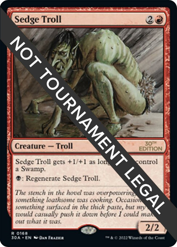 Image for Sedge Troll (168) [30th Anniversary Edition] - Magic: The Gathering