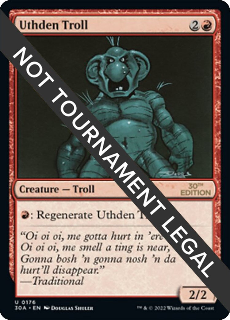 Image for Uthden Troll (176) [30th Anniversary Edition] - Magic: The Gathering
