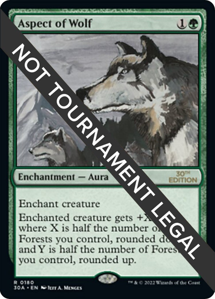 Image for Aspect of Wolf (180) [30th Anniversary Edition] - Magic: The Gathering