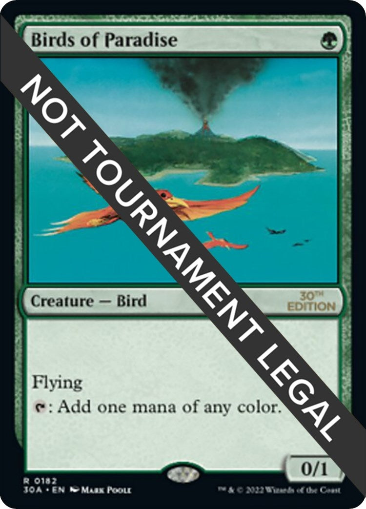 Image for Birds of Paradise (182) [30th Anniversary Edition] - Magic: The Gathering