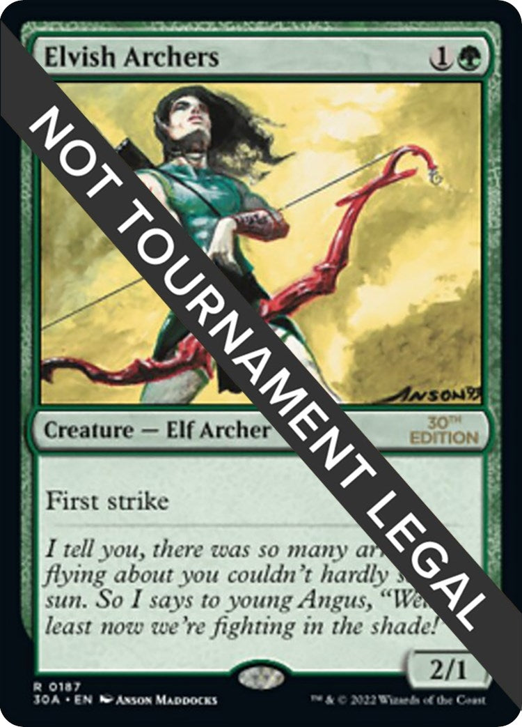 Image for Elvish Archers (187) [30th Anniversary Edition] - Magic: The Gathering