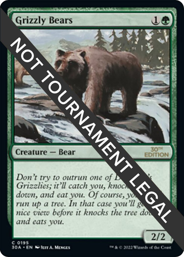 Image for Grizzly Bears (195) [30th Anniversary Edition] - Magic: The Gathering