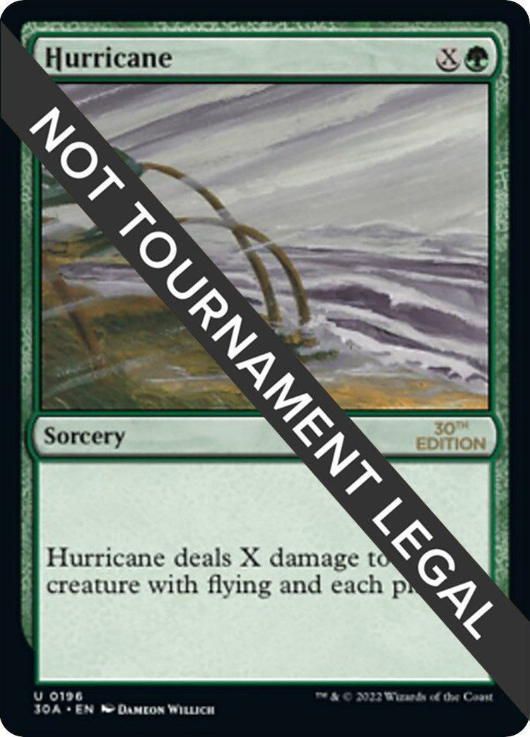 Image for Hurricane (196) [30th Anniversary Edition] - Magic: The Gathering