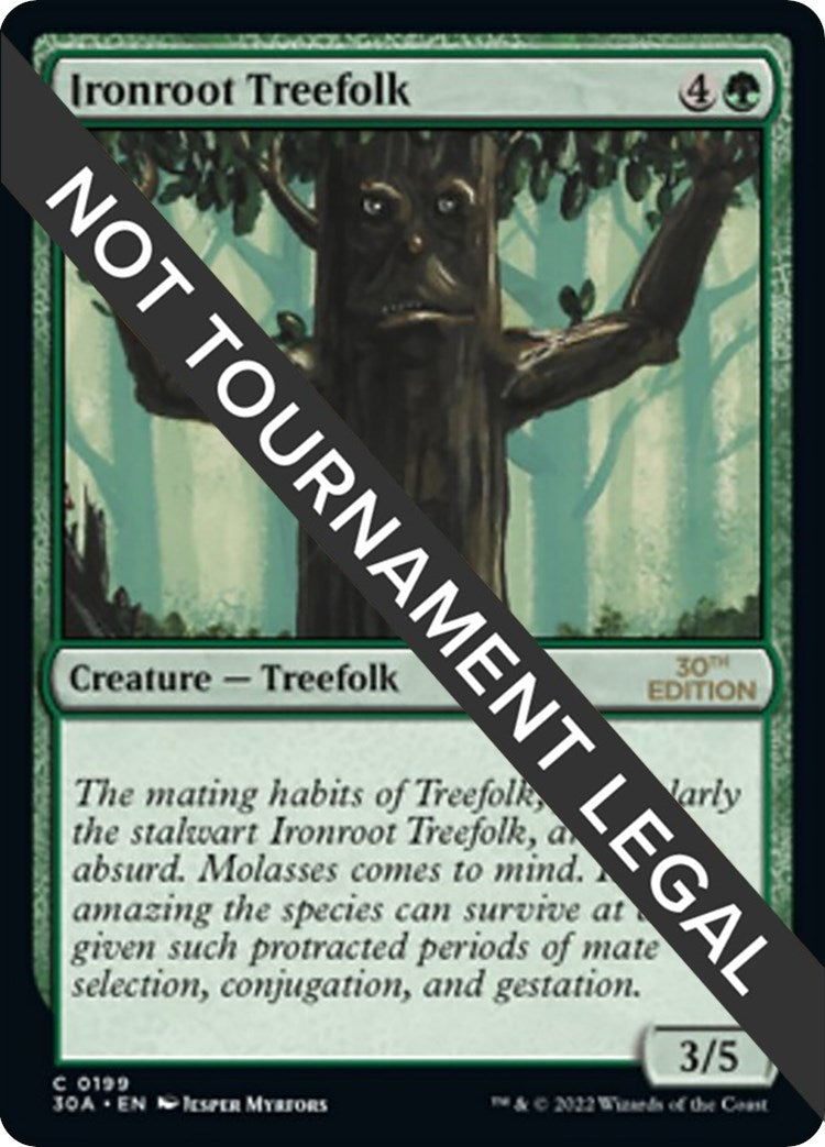 Image for Ironroot Treefolk (199) [30th Anniversary Edition] - Magic: The Gathering