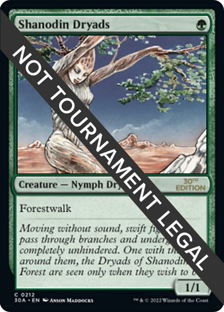 Image for Shanodin Dryads (212) [30th Anniversary Edition] - Magic: The Gathering