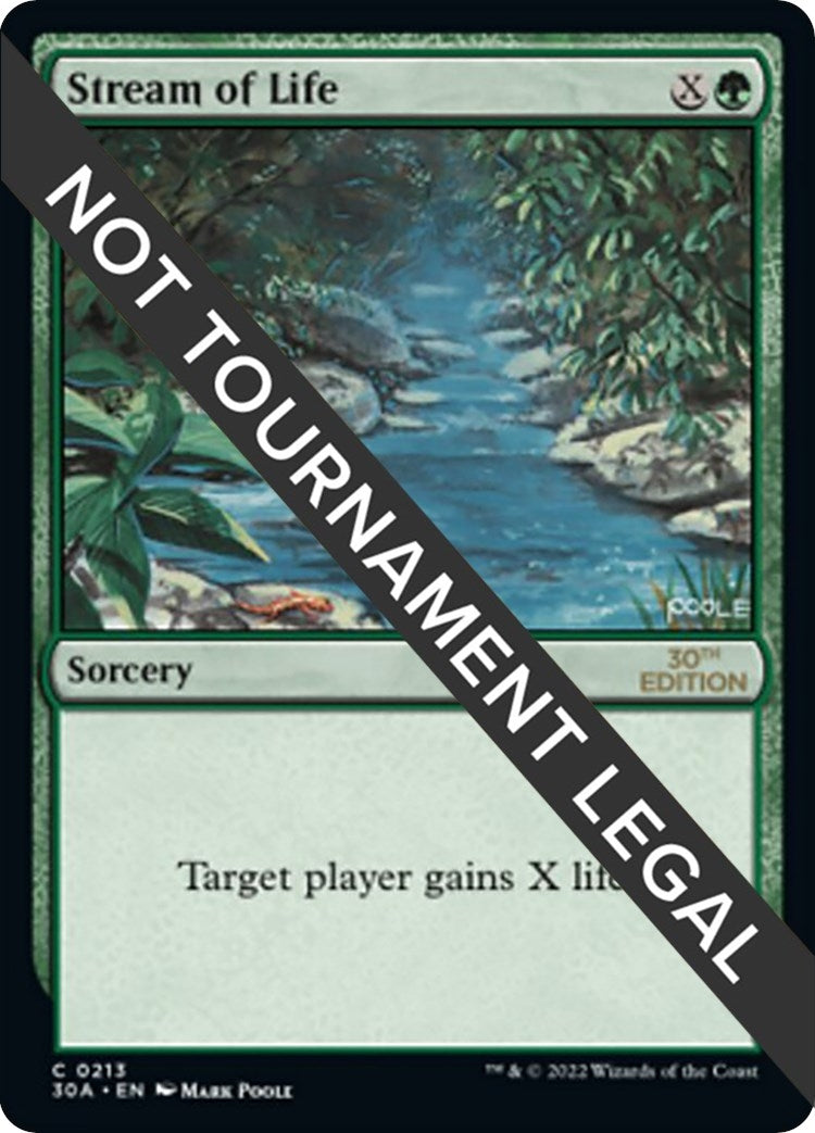 Image for Stream of Life (213) [30th Anniversary Edition] - Magic: The Gathering