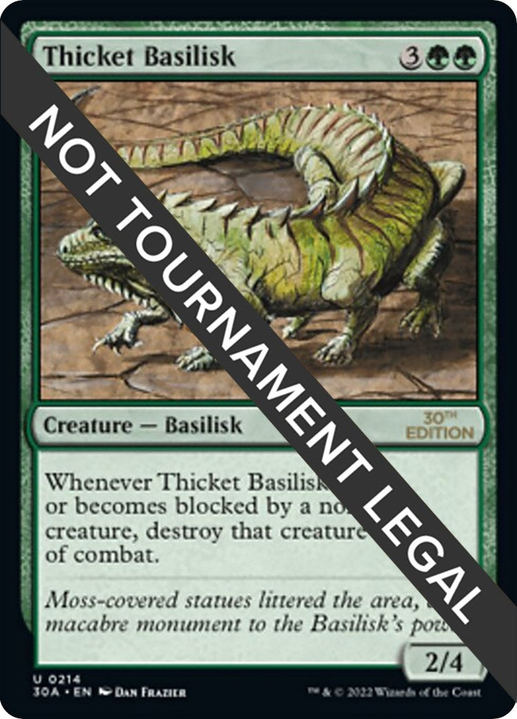 Image for Thicket Basilisk (214) [30th Anniversary Edition] - Magic: The Gathering