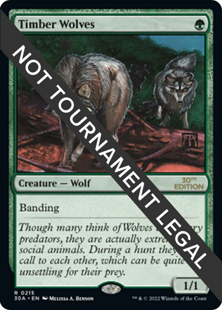 Image for Timber Wolves (215) [30th Anniversary Edition] - Magic: The Gathering