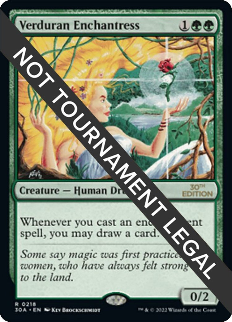 Image for Verduran Enchantress (218) [30th Anniversary Edition] - Magic: The Gathering