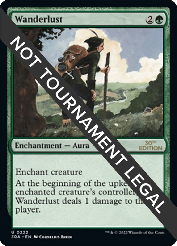 Image for Wanderlust (222) [30th Anniversary Edition] - Magic: The Gathering
