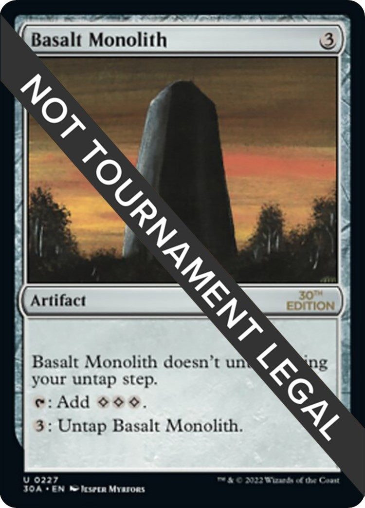 Image for Basalt Monolith (227) [30th Anniversary Edition] - Magic: The Gathering