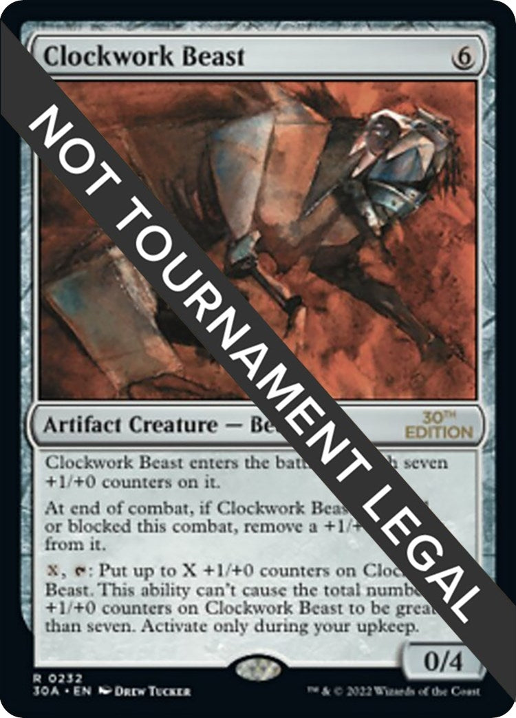Image for Clockwork Beast (232) [30th Anniversary Edition] - Magic: The Gathering