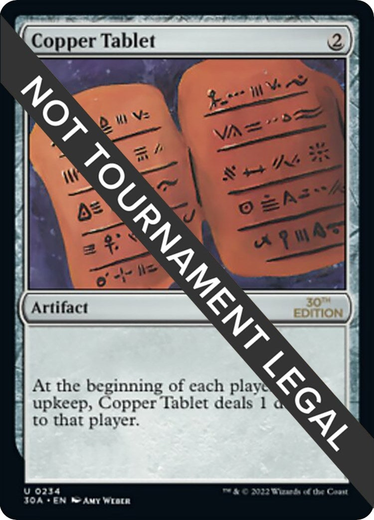 Image for Copper Tablet (234) [30th Anniversary Edition] - Magic: The Gathering