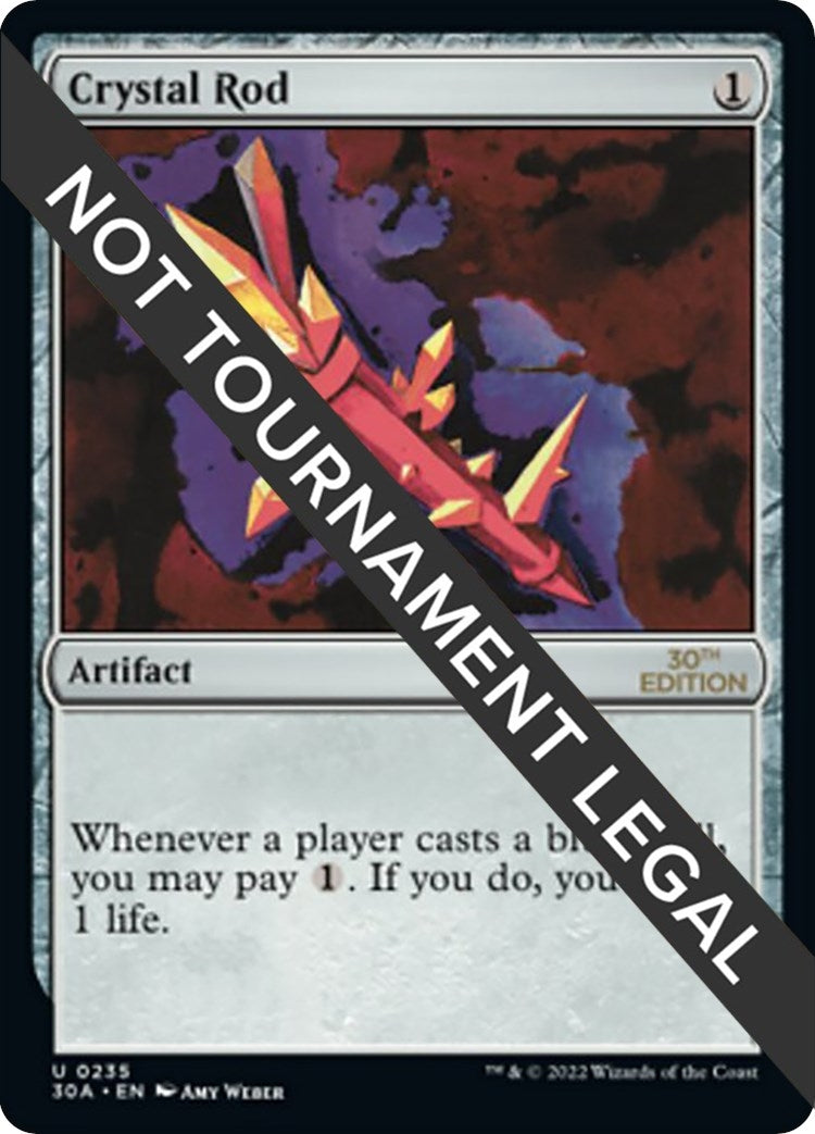 Image for Crystal Rod (235) [30th Anniversary Edition] - Magic: The Gathering