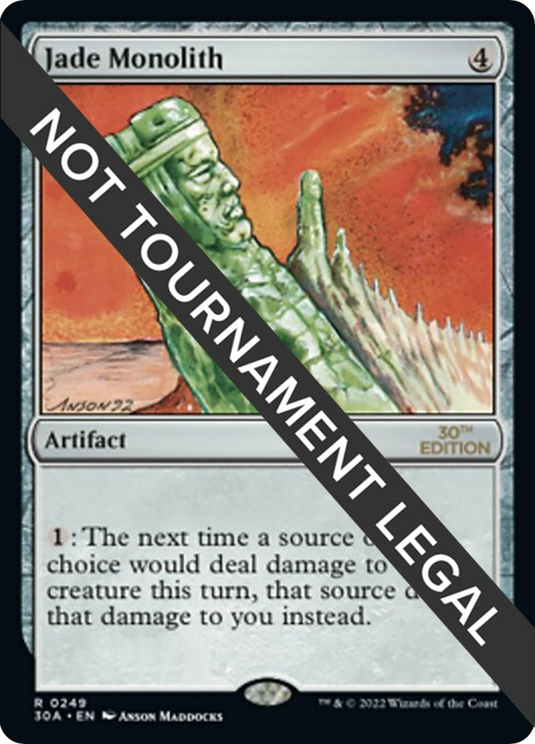 Image for Jade Monolith (249) [30th Anniversary Edition] - Magic: The Gathering