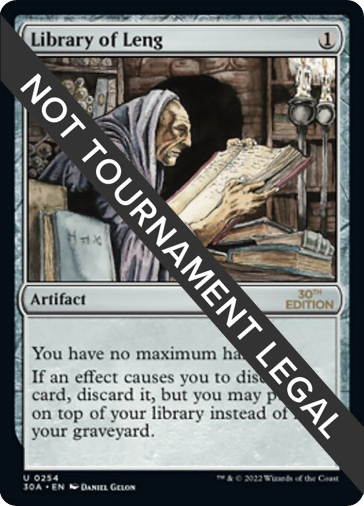Image for Library of Leng (254) [30th Anniversary Edition] - Magic: The Gathering