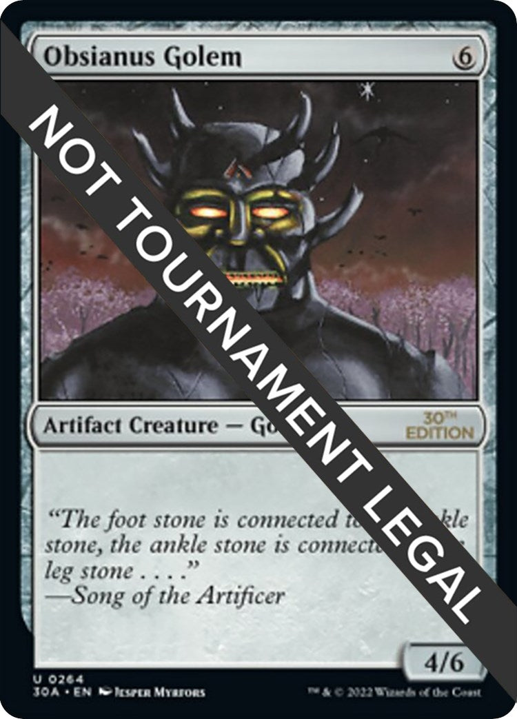Image for Obsianus Golem (264) [30th Anniversary Edition] - Magic: The Gathering