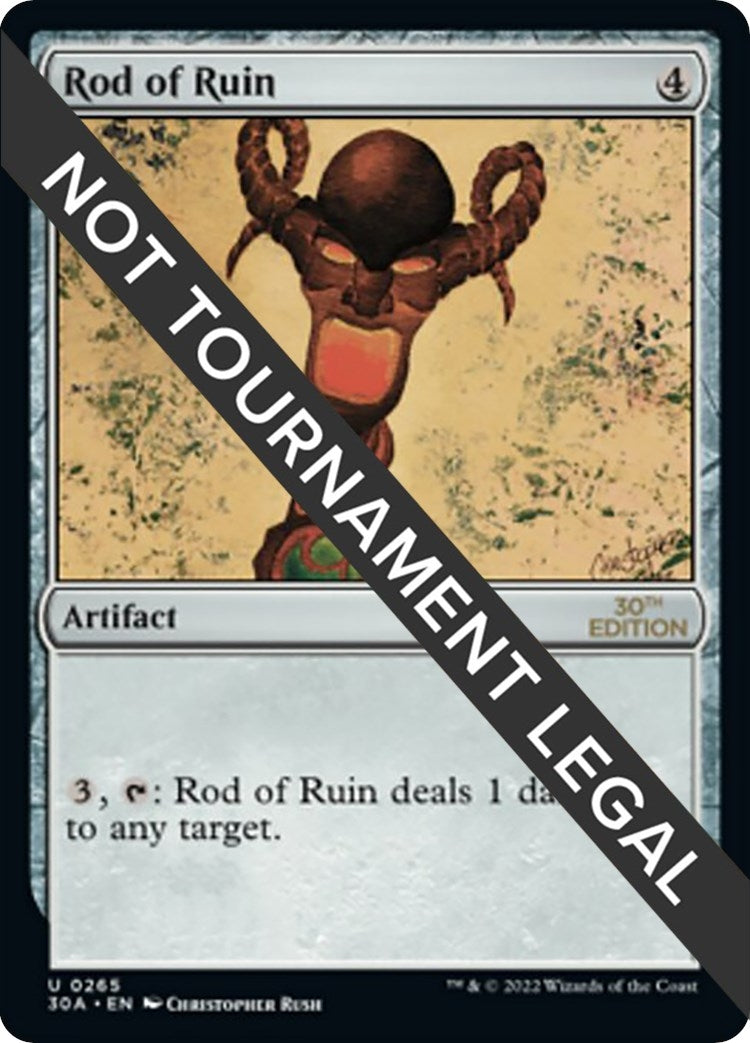 Image for Rod of Ruin (265) [30th Anniversary Edition] - Magic: The Gathering