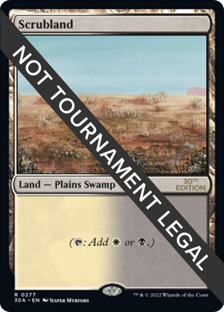 Image for Scrubland (277) [30th Anniversary Edition] - Magic: The Gathering