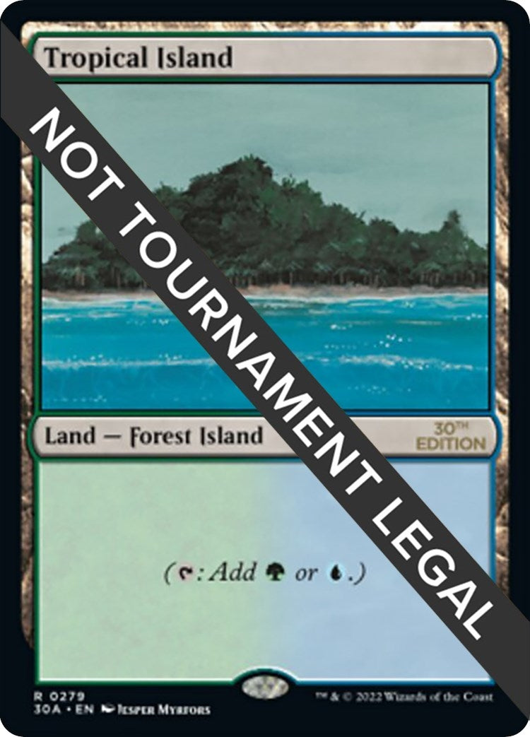 Image for Tropical Island (279) [30th Anniversary Edition] - Magic: The Gathering