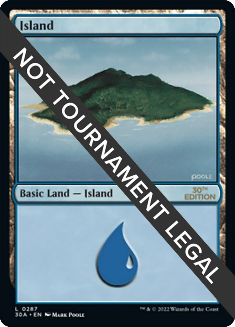 Image for Island (287) (287) [30th Anniversary Edition] - Magic: The Gathering