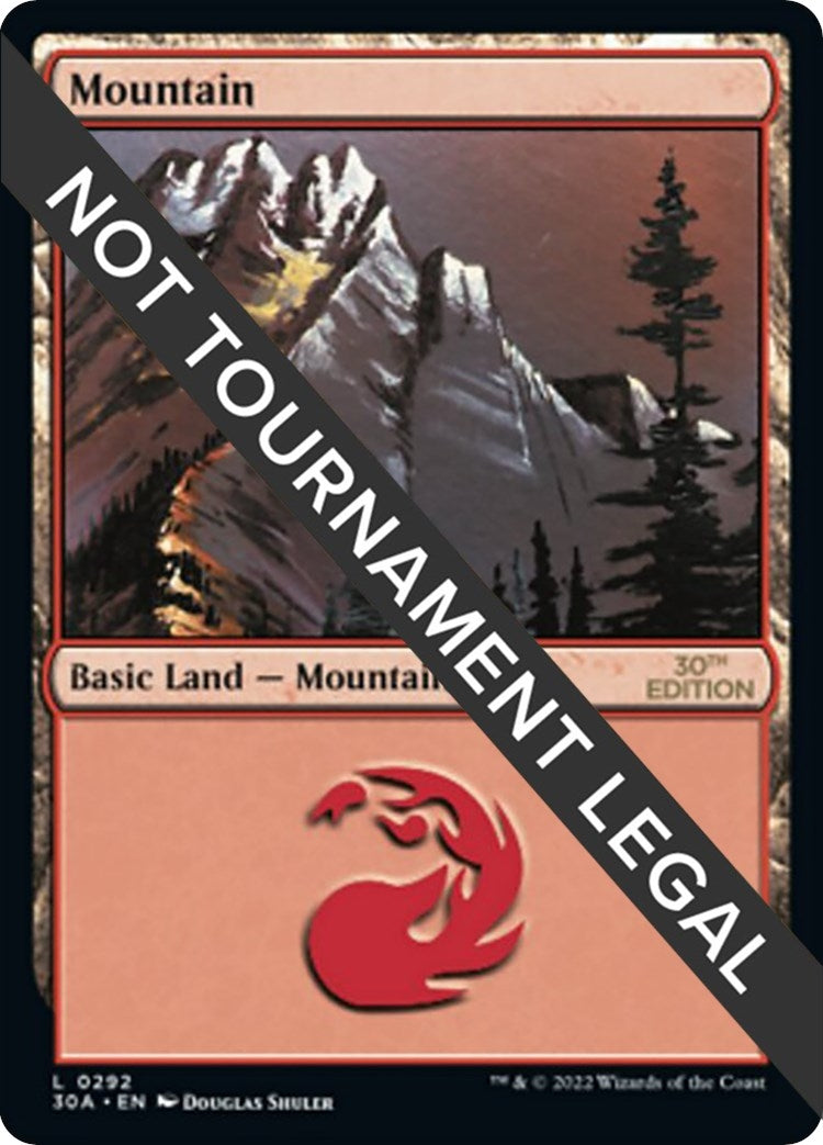 Image for Mountain (292) (292) [30th Anniversary Edition] - Magic: The Gathering