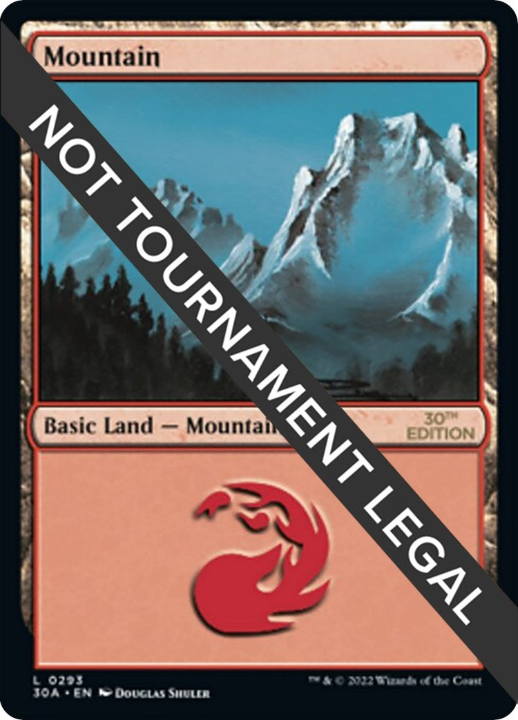 Image for Mountain (293) (293) [30th Anniversary Edition] - Magic: The Gathering