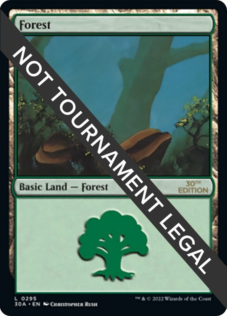 Image for Forest (295) (295) [30th Anniversary Edition] - Magic: The Gathering