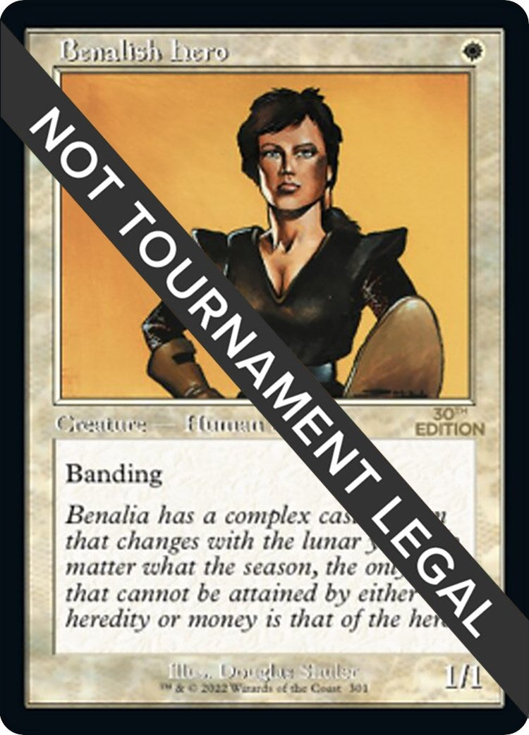 Image for Benalish Hero (Retro Frame) (301) [30th Anniversary Edition] - Magic: The Gathering