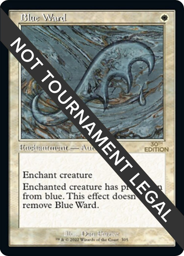 Image for Blue Ward (Retro Frame) (305) [30th Anniversary Edition] - Magic: The Gathering