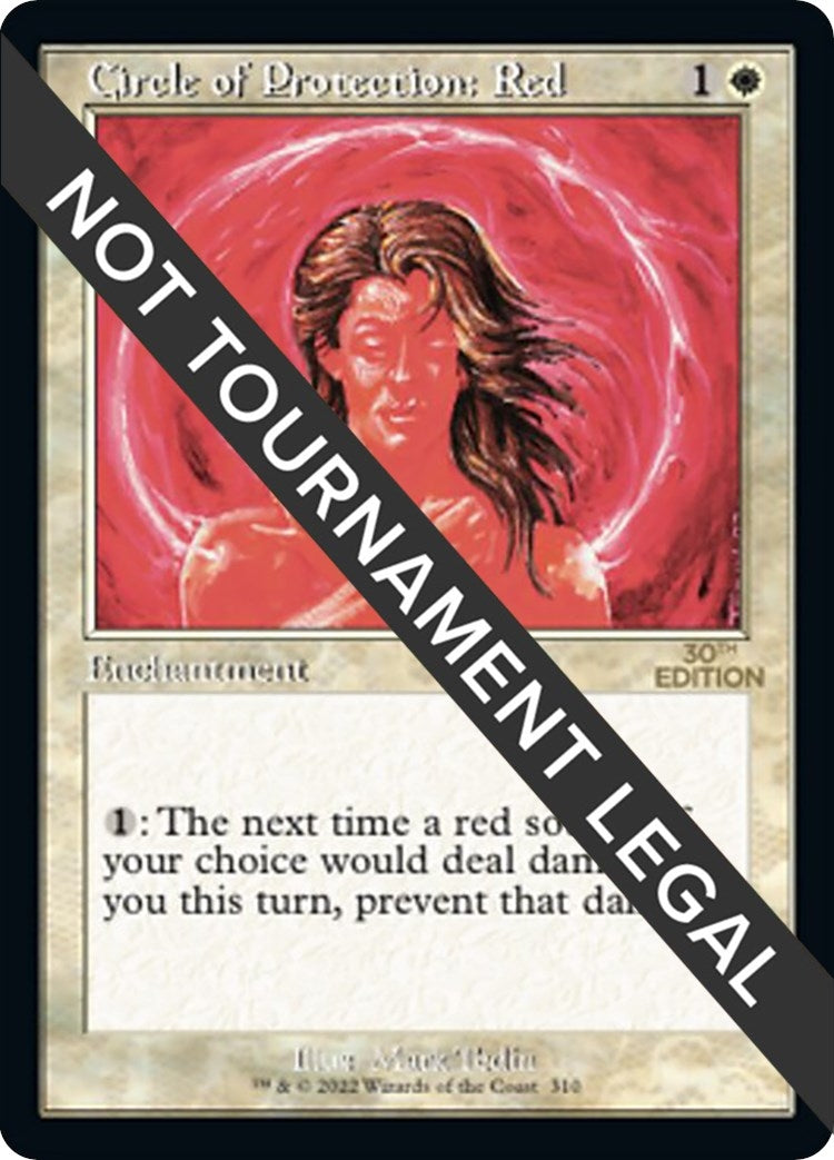 Image for Circle of Protection: Red (Retro Frame) (310) [30th Anniversary Edition] - Magic: The Gathering