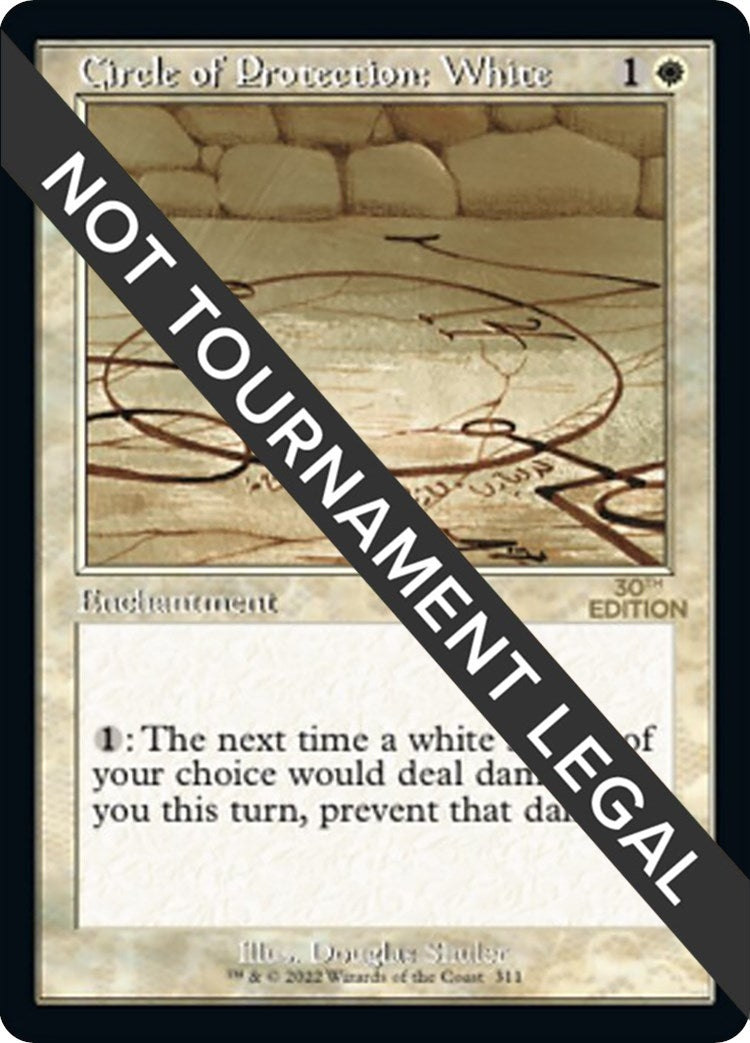 Image for Circle of Protection: White (Retro Frame) (311) [30th Anniversary Edition] - Magic: The Gathering