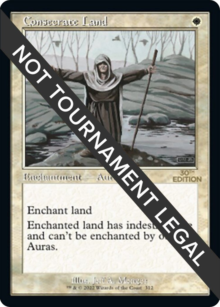 Image for Consecrate Land (Retro Frame) (312) [30th Anniversary Edition] - Magic: The Gathering