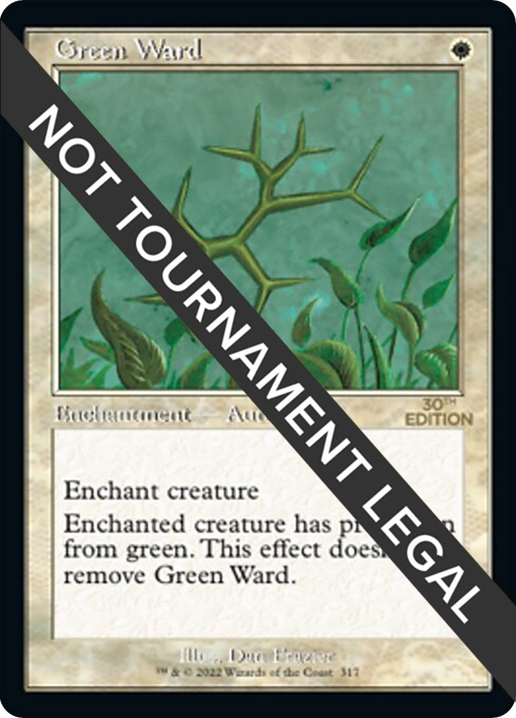Image for Green Ward (Retro Frame) (317) [30th Anniversary Edition] - Magic: The Gathering